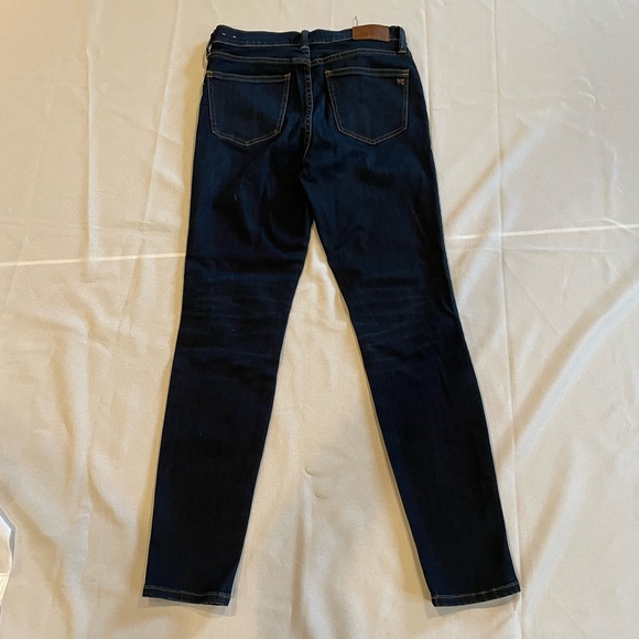 Madewell 9" High Rise Skinny Jeans Dark Wash Denim Stretch F8990 Womens Sz 27 - Picture 5 of 5